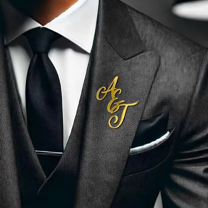 Tuxedo Lapel Pin - Spilla da bavero in acciaio inossidabile