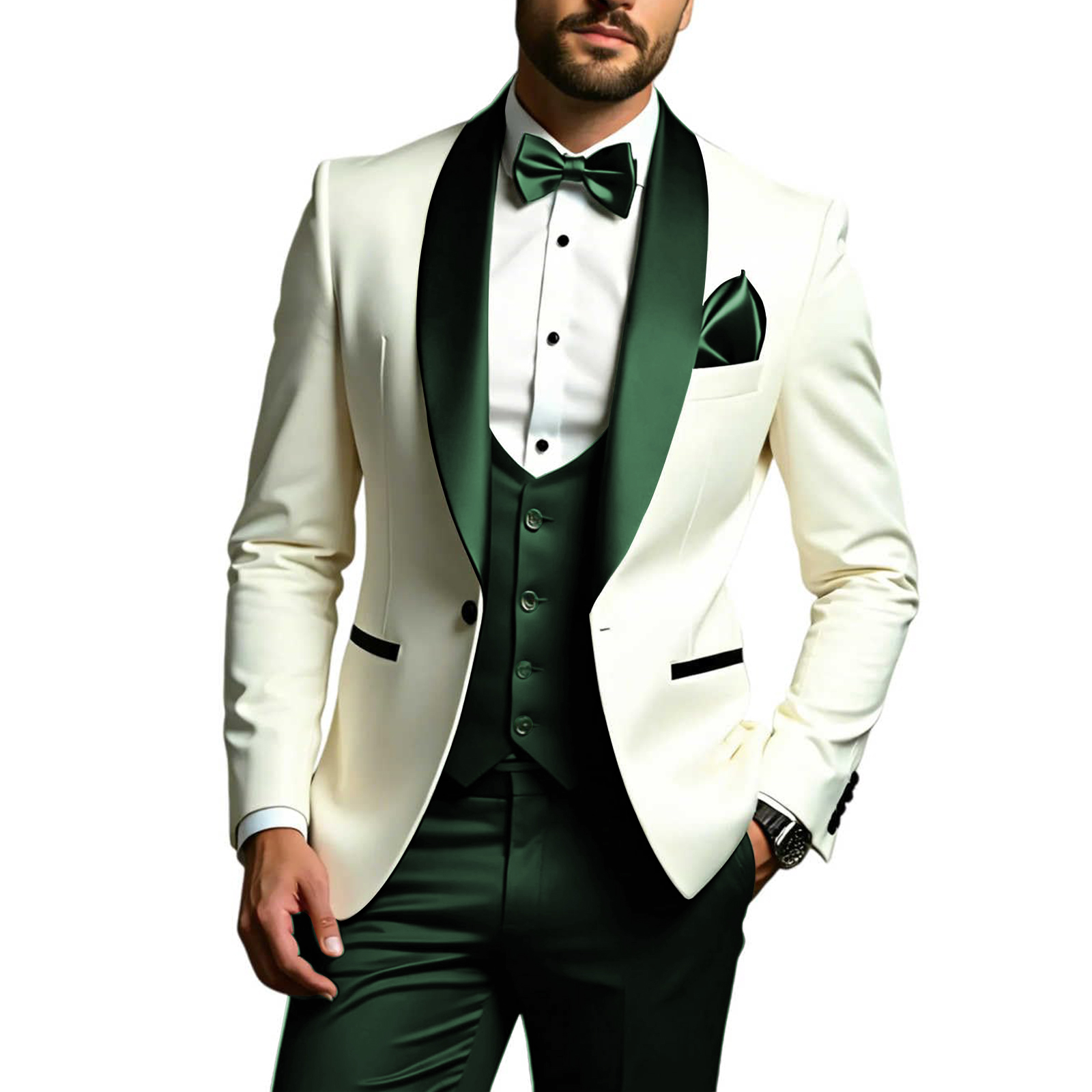 Men Formal Wear Modern - Completo da Uomo 3 Pezzi Slim