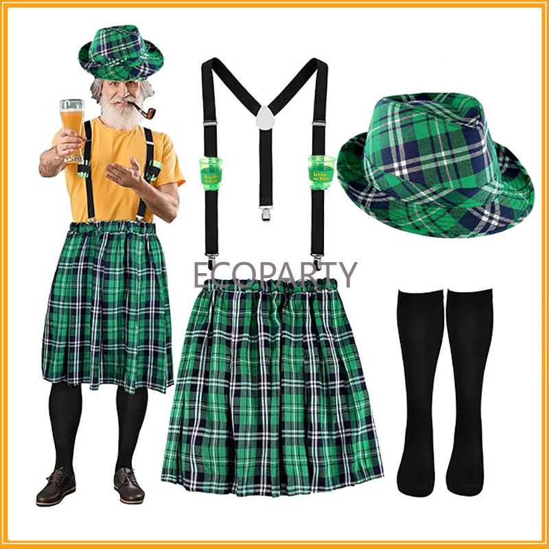 Set di costumi per il giorno d - Sock Garter Men recensione e prezzo