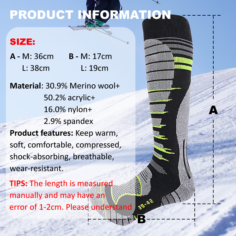 Calzini da sci in lana merino  - Sock Garter Men recensione e prezzo