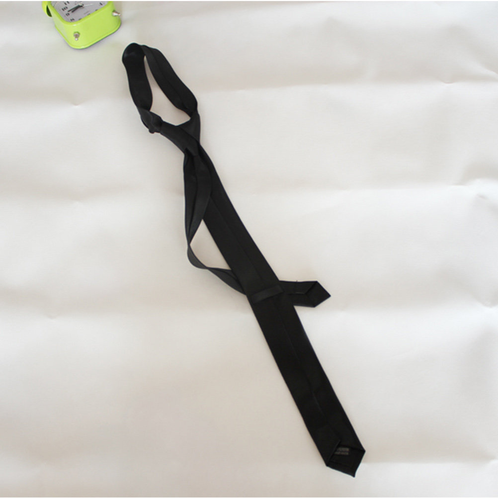 2 Pezzi Cravatta Nera Semplice - Men Formal Wear All Black recensione e prezzo