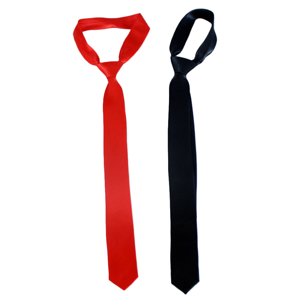 2 Pezzi Cravatta Nera Semplice - Men Formal Wear All Black recensione e prezzo