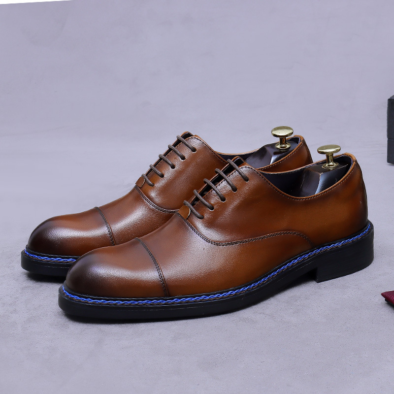Nuove Scarpe Oxford in Vera Pe - Formal Men Daily Wear Footwear recensione e prezzo